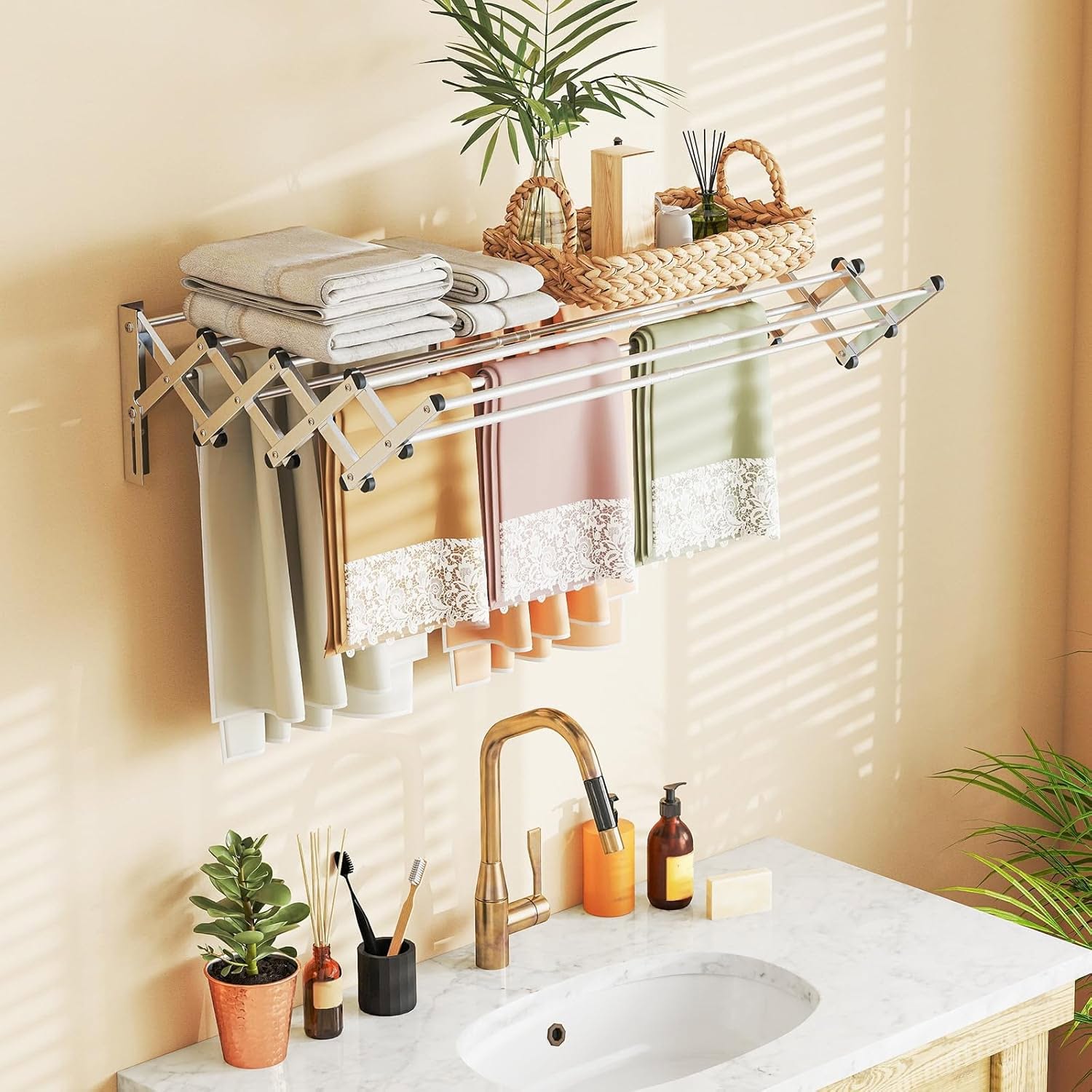 Wall Mounted Clothes Drying Hanger